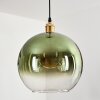 Koyoto Lampadario a sospensione, Lampada a sfera, Lampada a sospensione Oro, 1-Luce