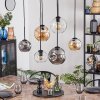 Ripoll Lampadario a sospensione, Lampada a sfera, Lampada a sospensione Ambrato, Chiaro, Grigio fumo, 6-Luci