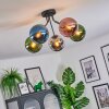 Gastor Plafoniera, Lampada a sfera 52 cm Blu, Cromo, Verde, Ramato, Grigio fumo, 5-Luci