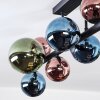 Chehalis Plafoniera, Lampada a sfera Blu, Verde, Ramato, 10-Luci