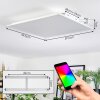 Orain Plafoniera, Panel LED Bianco, 1-Luce, Cambia colore