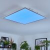 Orain Plafoniera, Panel LED Bianco, 1-Luce, Cambia colore