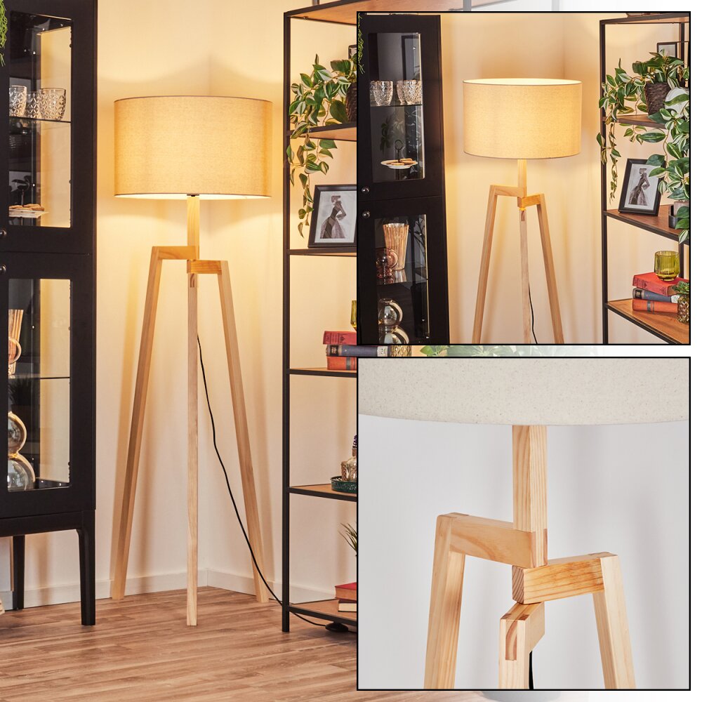 Flemming Lampada da terra Écru, Nero, 1-Luce main product photo