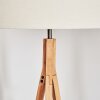 Flemming Lampada da terra Écru, Nichel opaco, 1-Luce