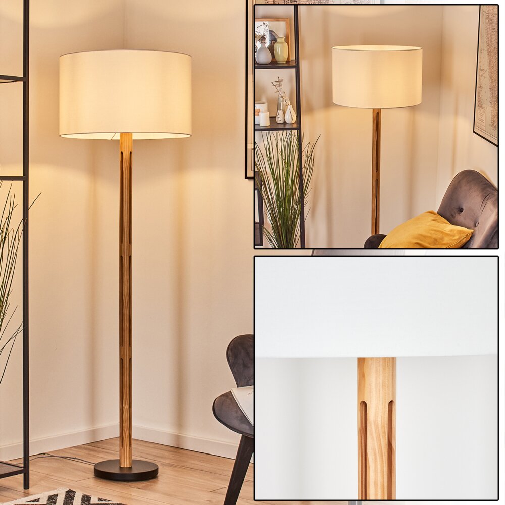 Flemming Lampada da terra Écru, Nero, 1-Luce main product photo