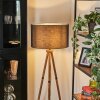 Flemming Lampada da terra Legno scuro, Nero, 1-Luce