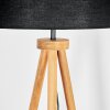Flemming Lampada da terra Legno scuro, Nero, 1-Luce