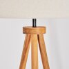 Flemming Lampada da terra Legno scuro, Nero, 1-Luce