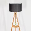 Flemming Lampada da terra Legno scuro, Nero, 1-Luce