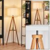 Flemming Lampada da terra Legno scuro, Nero, 1-Luce