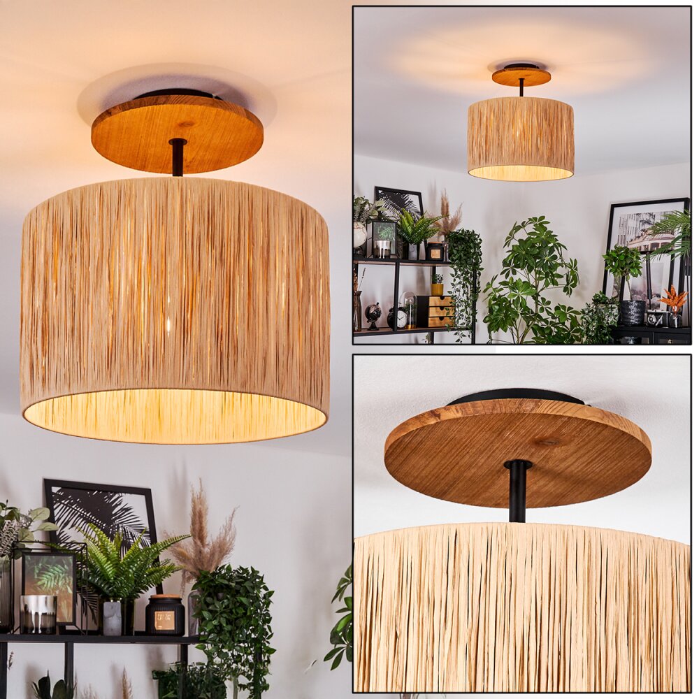 Granja Plafoniera Écru, Nero, 1-Luce main product photo