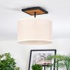 Bassagoda Plafoniera Écru, Nero, 1-Luce