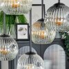 Ripoll Plafoniera, Lampada a sfera Ambrato, Chiaro, Grigio fumo, 5-Luci