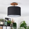 Bassagoda Plafoniera Écru, Nero, 1-Luce