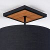 Bassagoda Plafoniera Écru, Nero, 1-Luce