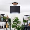 Bassagoda Plafoniera Écru, Nero, 1-Luce