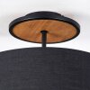 Bassagoda Plafoniera Écru, Nero, 1-Luce