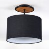 Bassagoda Plafoniera Écru, Nero, 1-Luce