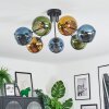 Koyoto Plafoniera, Lampada a sfera 82 cm Blu, Oro, Verde, 7-Luci
