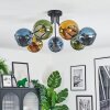 Koyoto Plafoniera, Lampada a sfera 82 cm Blu, Oro, Verde, 7-Luci