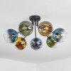 Koyoto Plafoniera, Lampada a sfera 82 cm Blu, Oro, Verde, Chiaro, 7-Luci