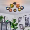 Gastor Plafoniera, Lampada a sfera 82 cm Blu, Verde, Ramato, 7-Luci