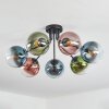 Gastor Plafoniera, Lampada a sfera 82 cm Blu, Verde, Chiaro, Ramato, 7-Luci