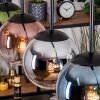 Gastor Lampadario a sospensione, Lampada a sfera, Lampada a sospensione Blu, Cromo, Verde, Chiaro, Ramato, Grigio fumo, 5-Luci