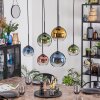 Koyoto Lampadario a sospensione, Lampada a sfera, Lampada a sospensione Blu, Oro, Verde, Chiaro, Ramato, 6-Luci