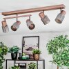 Nelar Plafoniera, Faretto da soffitto Bronzo, Cromo, 5-Luci