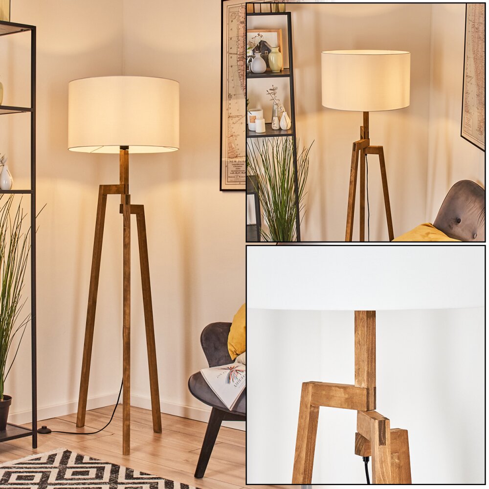 Flemming Lampada da terra Écru, Nero, 1-Luce main product photo