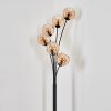 Koyoto Lampada da terra 40 cm Ambrato, 6-Luci