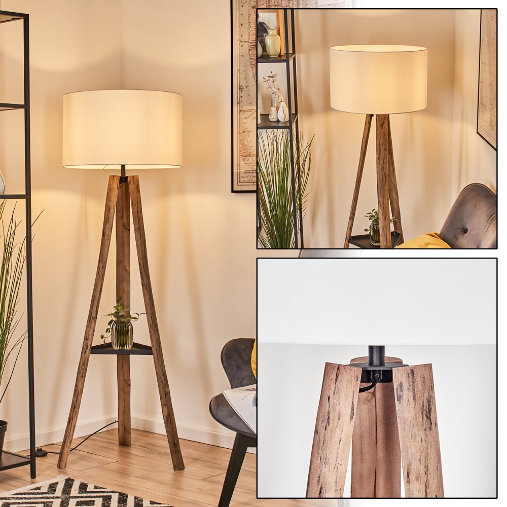 Flemming Lampada da terra Écru, Nero, 1-Luce main product photo
