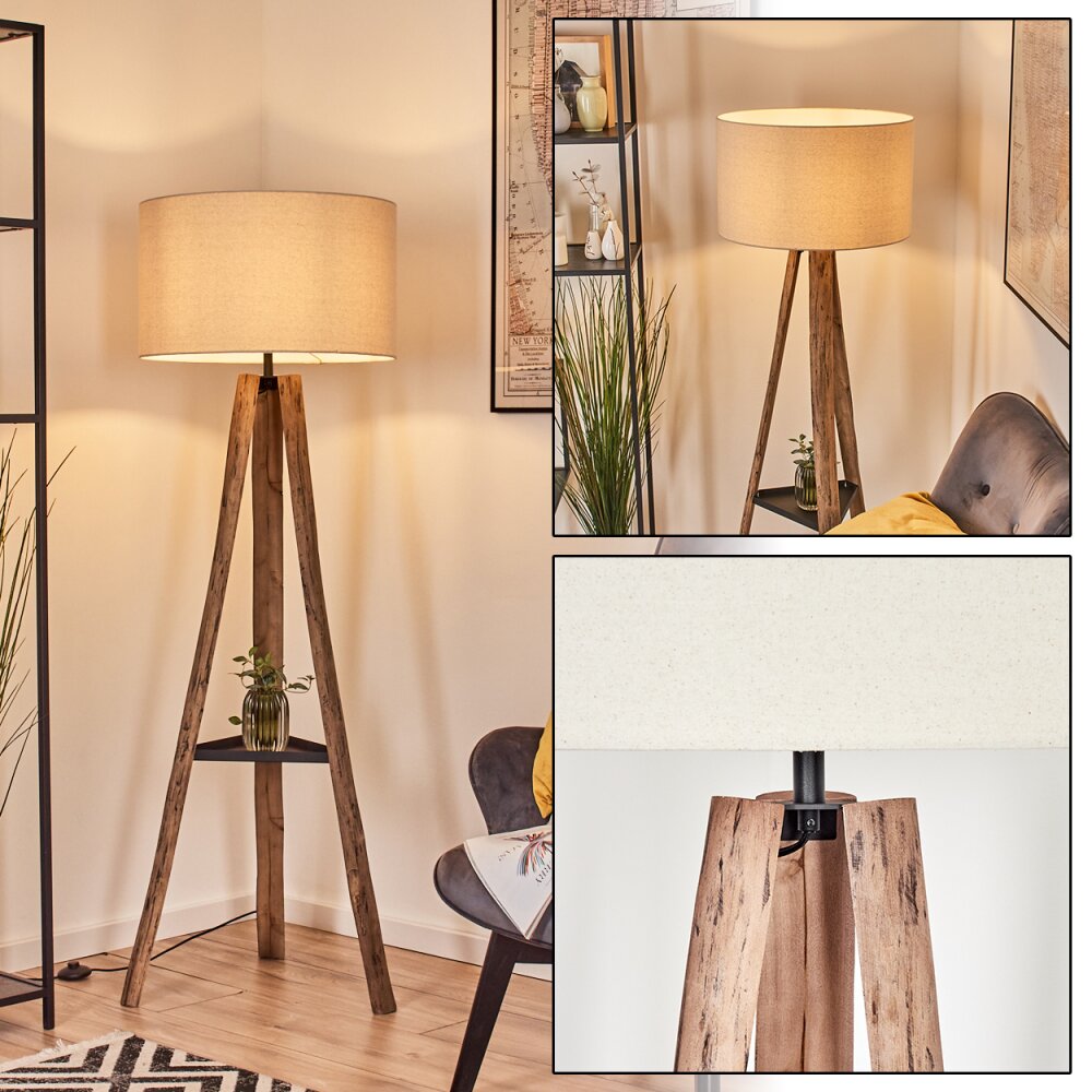 Flemming Lampada da terra Écru, Nero, 1-Luce main product photo