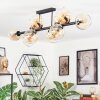 Koyoto Plafoniera, Lampada a sfera Ambrato, Chiaro, 10-Luci