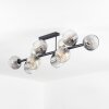 Ripoll Plafoniera, Lampada a sfera Ambrato, Chiaro, Grigio fumo, 10-Luci