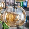 Koyoto Lampadario a sospensione, Lampada a sfera, Lampada a sospensione Ambrato, 6-Luci