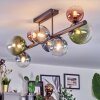 Chehalis Plafoniera, Lampada a sfera Blu, Verde, Chiaro, Ramato, 8-Luci