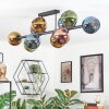 Koyoto Plafoniera, Lampada a sfera Blu, Oro, Verde, Ramato, 10-Luci