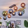 Chehalis Plafoniera, Lampada a sfera Oro, Nero, 10-Luci