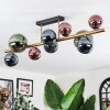 Chehalis Plafoniera, Lampada a sfera Oro, Nero, 10-Luci