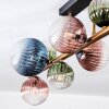 Chehalis Plafoniera, Lampada a sfera Oro, Nero, 10-Luci