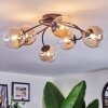 Chehalis Plafoniera, Lampada a sfera 58 cm Ambrato, Chiaro, 6-Luci