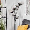 Koyoto Lampada da terra 40 cm Chiaro, Grigio fumo, 6-Luci