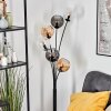 Koyoto Lampada da terra 40 cm Ambrato, Chiaro, Grigio fumo, 6-Luci