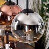 Koyoto Lampadario a sospensione, Lampada a sfera, Lampada a sospensione Écru, Nero, 5-Luci Koyoto Lampadario a sospensione, Lampada a sfera, Lampada a sospensione Écru, Nero, 5-Luci