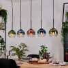 Koyoto Lampadario a sospensione, Lampada a sfera, Lampada a sospensione Écru, Nero, 5-Luci