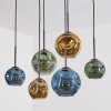 Ripoll Lampadario a sospensione, Lampada a sfera, Lampada a sospensione Blu, Oro, Verde, 6-Luci