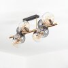 Koyoto Plafoniera, Lampada a sfera Oro, Nero, 8-Luci