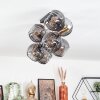 Koyoto Plafoniera, Lampada a sfera Oro, Nero, 8-Luci